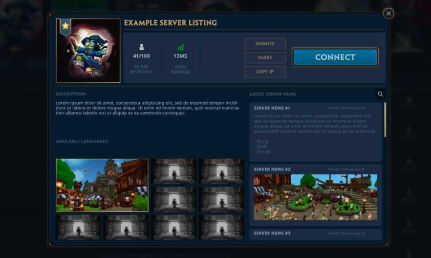hytale servidores